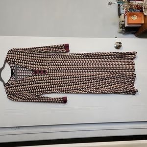 Boden geometric print jersey dress